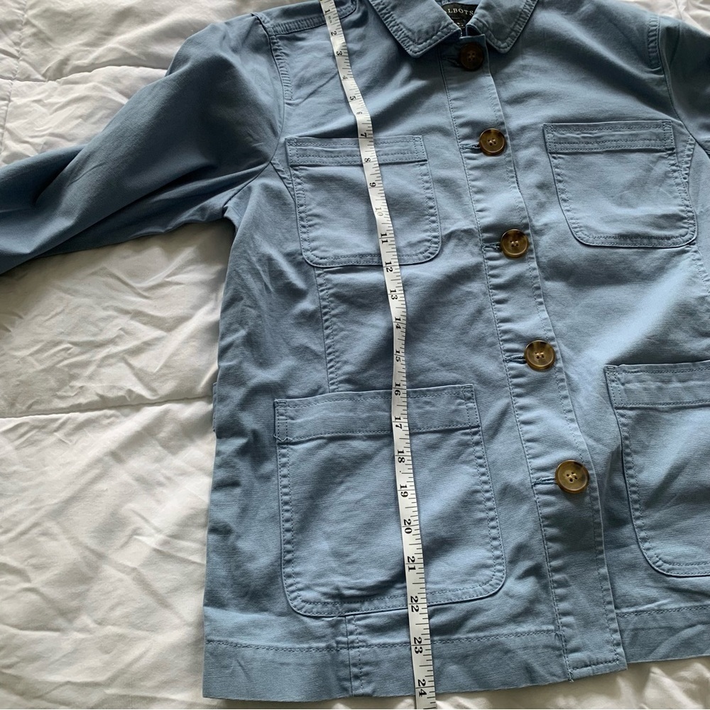Talbots cotton button up jacket - Picture 6 of 8